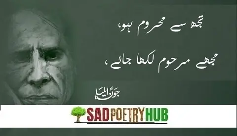 100+ Sad John Elia Sad Shayari With Best Poetry Words