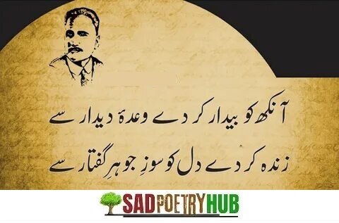 2-Line Allama Iqbal Poetry In Urdu Collection For Serious Reader