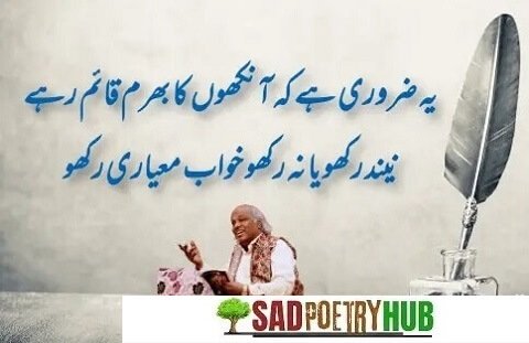 Rahat Indori Shayari in Urdu 2 Line On Images For Whatsapp DP