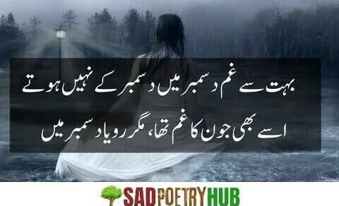 Best Poetry On December Rain In Urdu & Roman Urdu Shayari