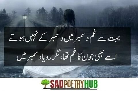 Best Poetry On December Rain In Urdu & Roman Urdu Shayari