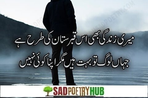Urdu Sad Shyari With Alone Poetry In Urdu & Roman Words 2025