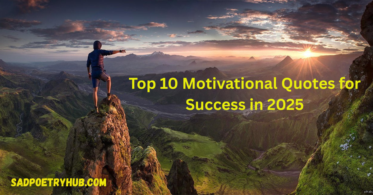 Top 10 Motivational Quotes for Success in 2025